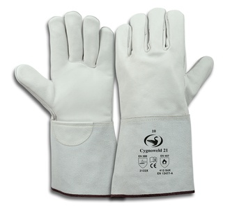 Schweißerschutz-Handschuh Cygnoweld 21 Front Schweißerschutz-Handschuh Cygnoweld 21 Front